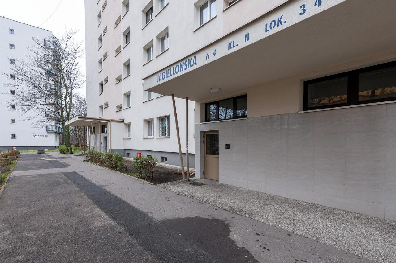 Jagiellonska 64 Prywatne Mieszkanie Z Oddzielna Sypialnia I Balkonem Samodzielne Zameldowanie! Self Check-In System! Warszawa Exteriör bild
